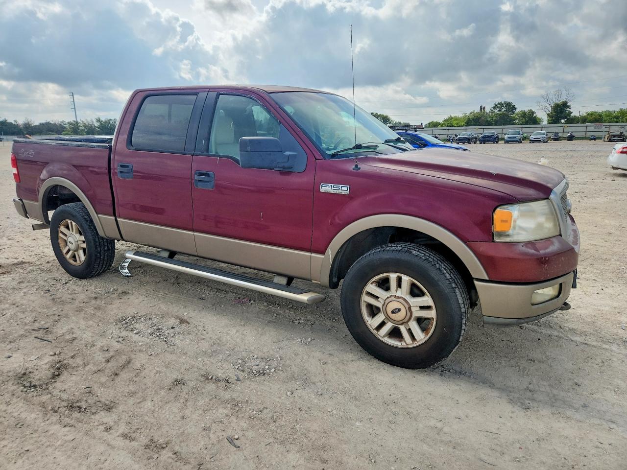 2004 Ford F150 Supercrew Red vin: 1FTPW14524KD64522