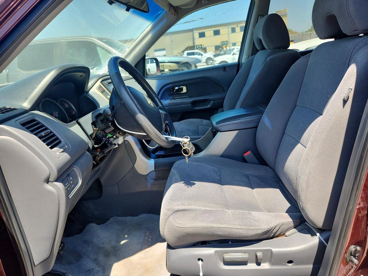 2007 Honda Pilot Ex Burgundy vin: 5FNYF28437B020971