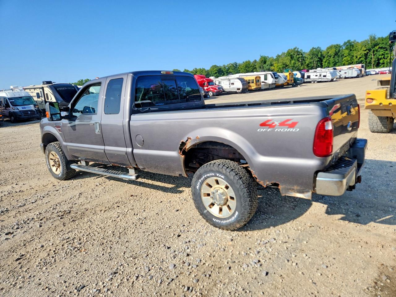 2008 Ford F350 Srw Super Duty Gray vin: 1FTWX31R38EB61963