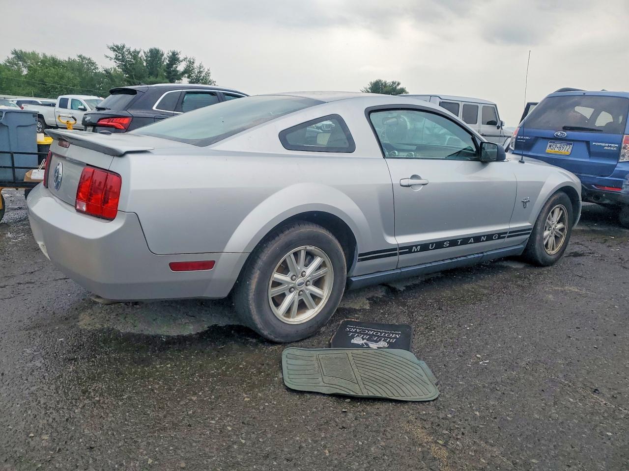 2009 Ford Mustang Gray vin: 1ZVHT80N895104804