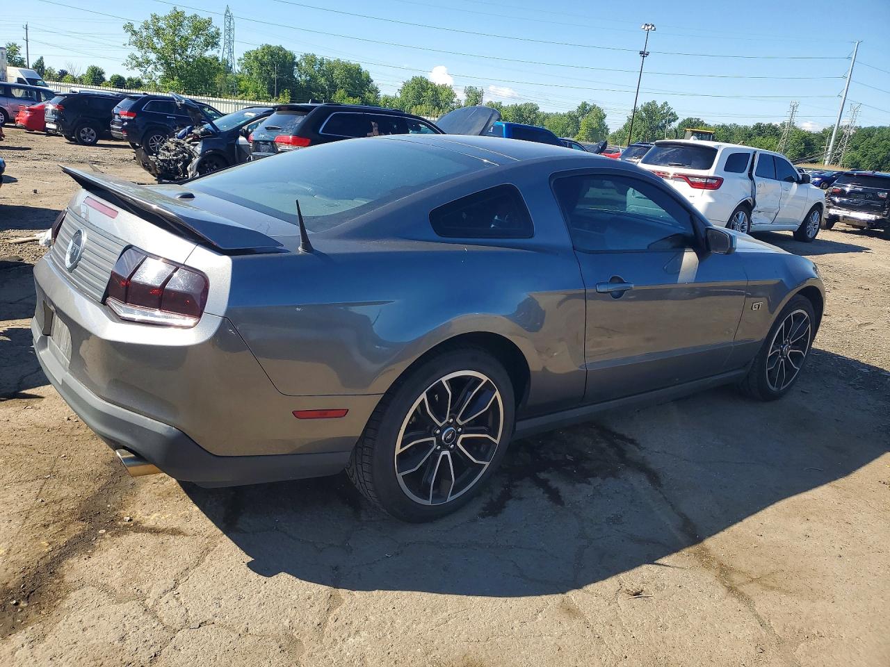 2010 Ford Mustang Gt Gray vin: 1ZVBP8CH2A5159852