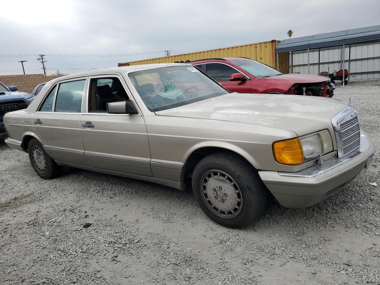 1986 Mercedes-benz 300 Sdl Beige vin: WDBCB25D6GA243829