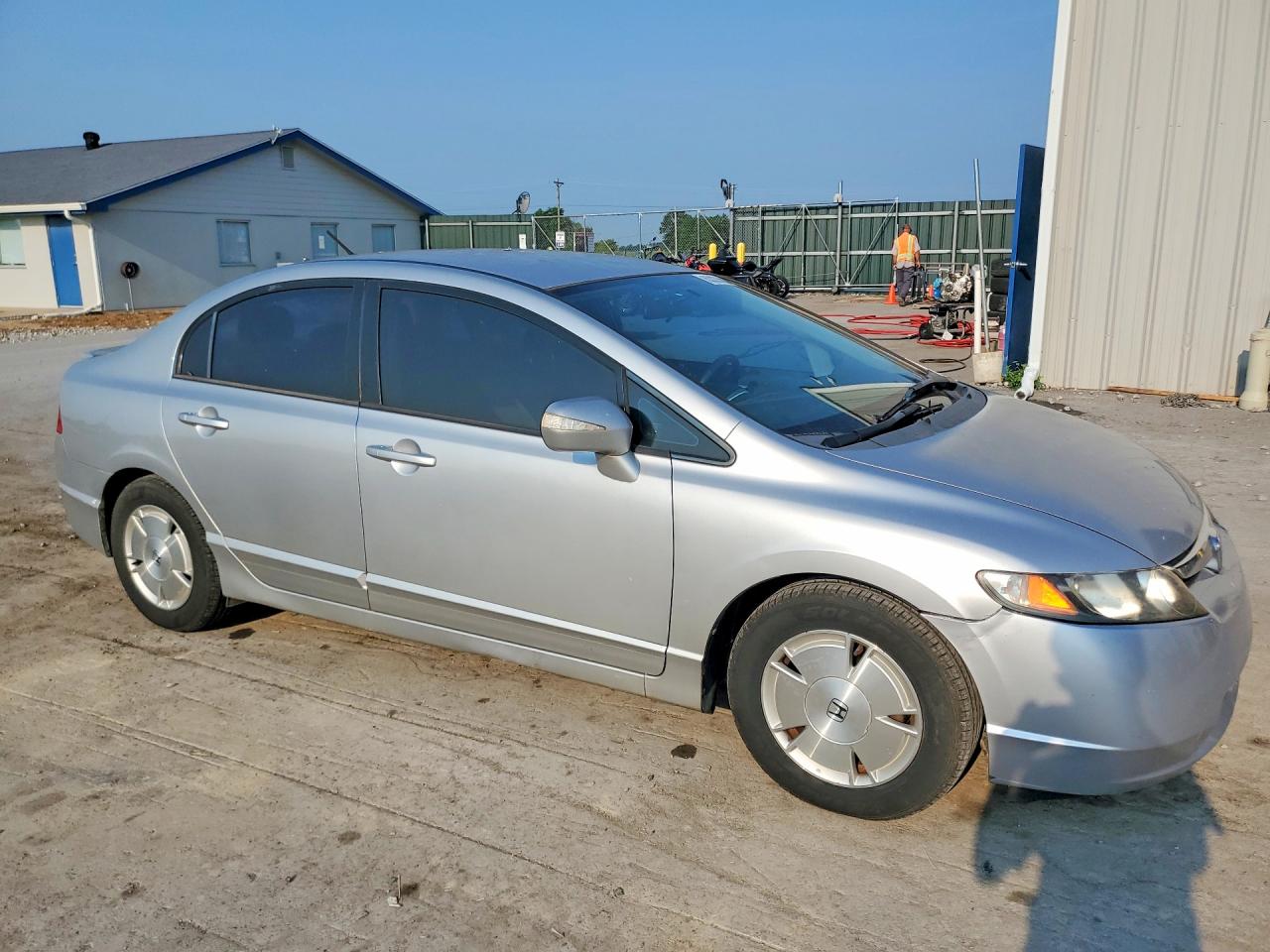 2006 Honda Civic Hybrid Silver vin: JHMFA36256S002341