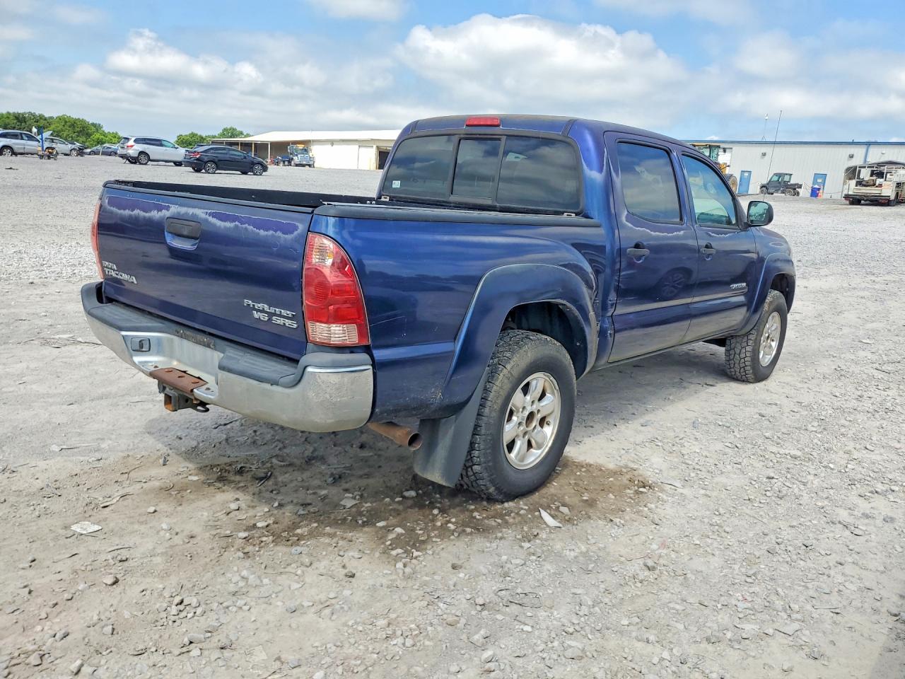 2007 Toyota Tacoma Double Cab Prerunner Blue vin: 3TMJU62N67M033175