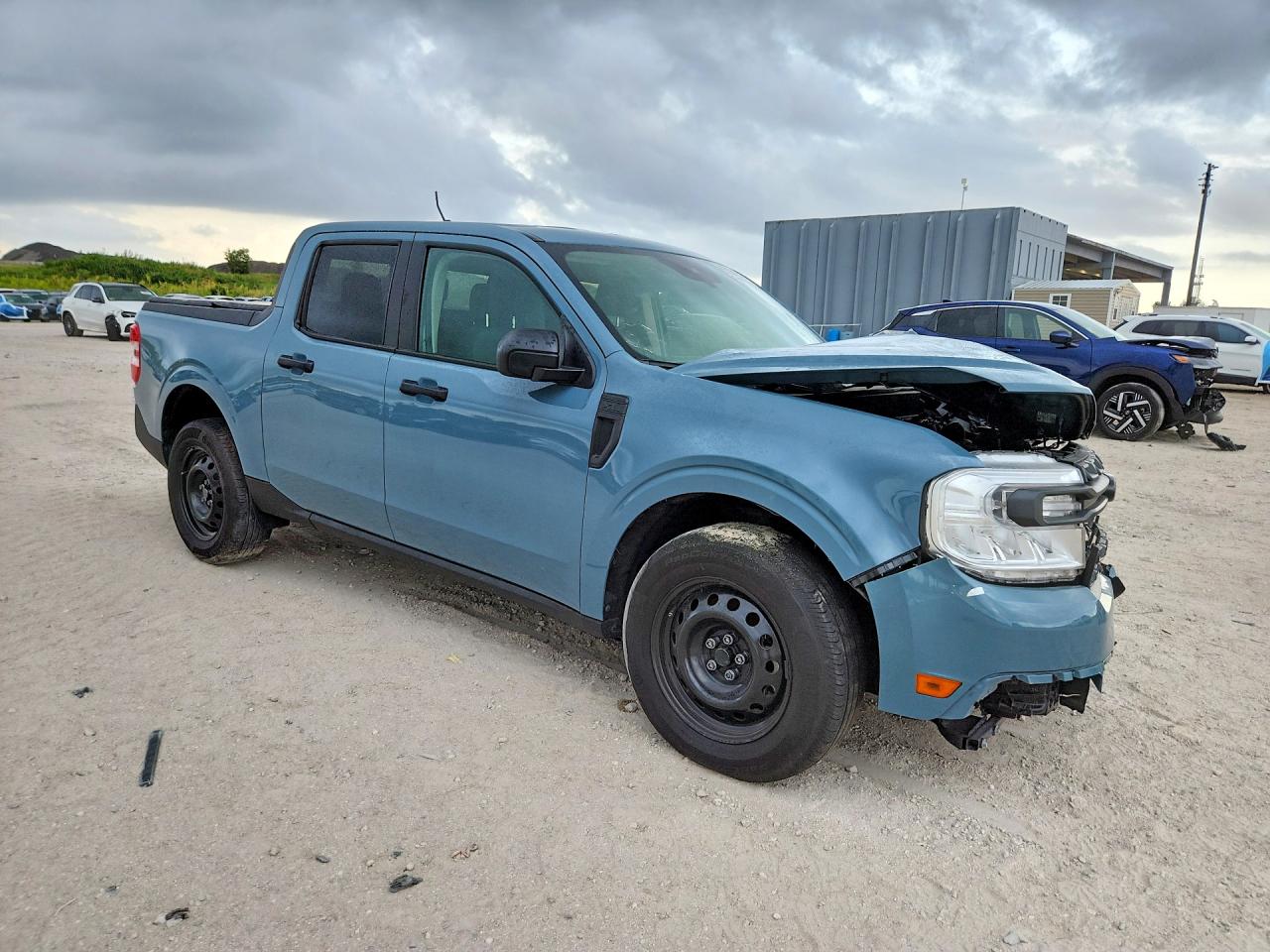 2023 Ford Maverick Xl Синий vin: 3FTTW8E39PRA62455