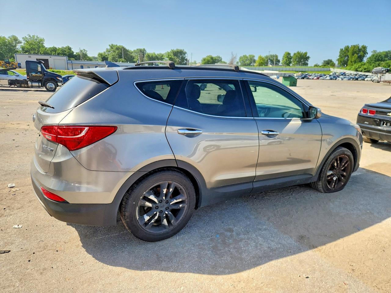 2013 Hyundai Santa Fe Sport 2.0t Gray vin: 5XYZU3LAXDG012657