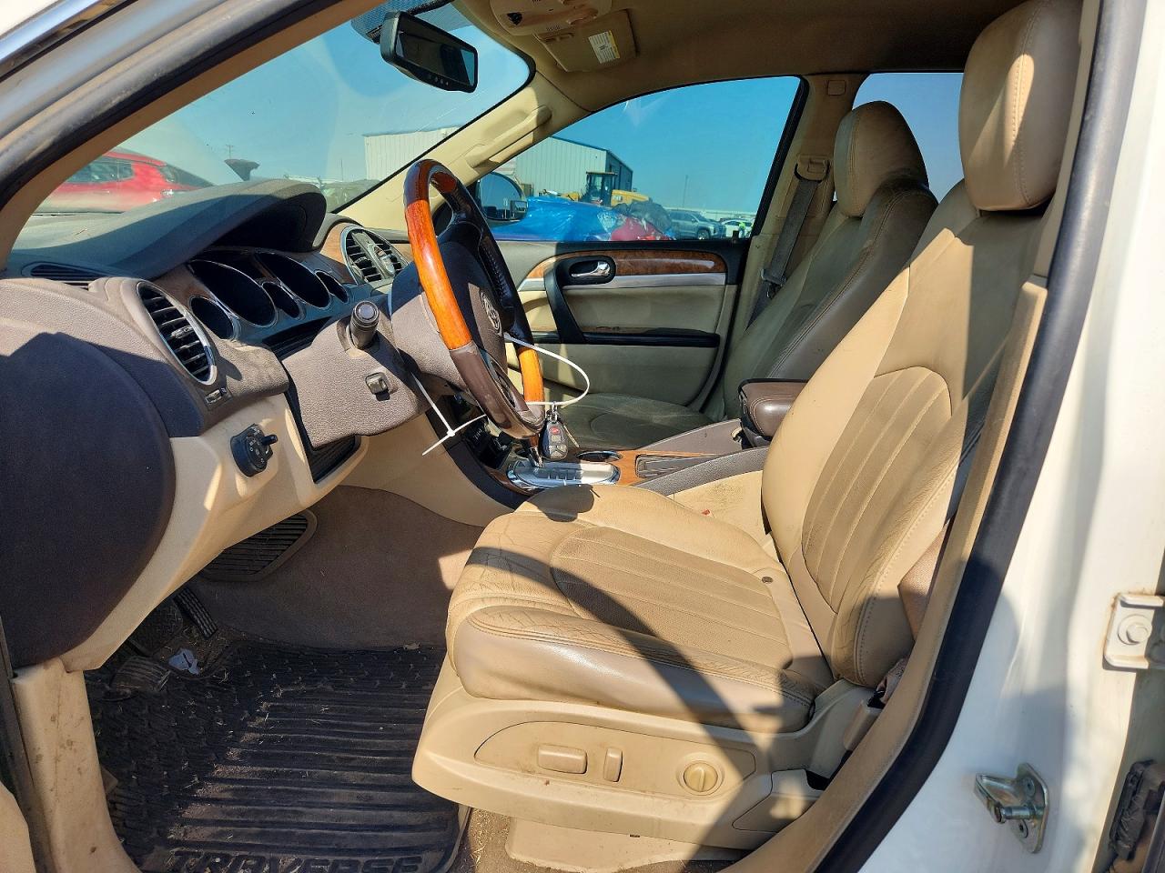 2010 Buick Enclave Cxl White vin: 5GALRCED1AJ210782