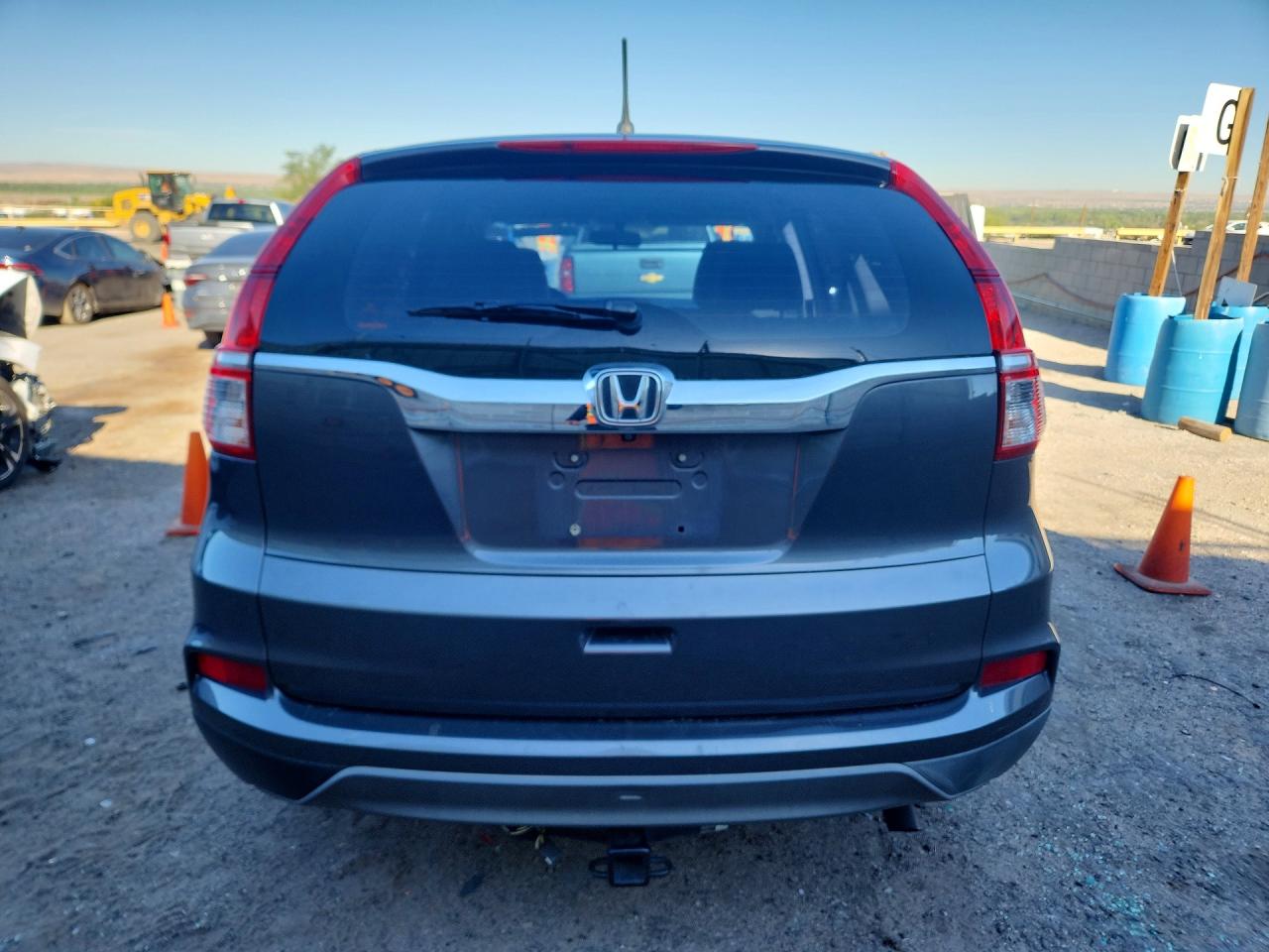 2015 Honda Cr-v Lx Gray vin: 2HKRM3H33FH510317