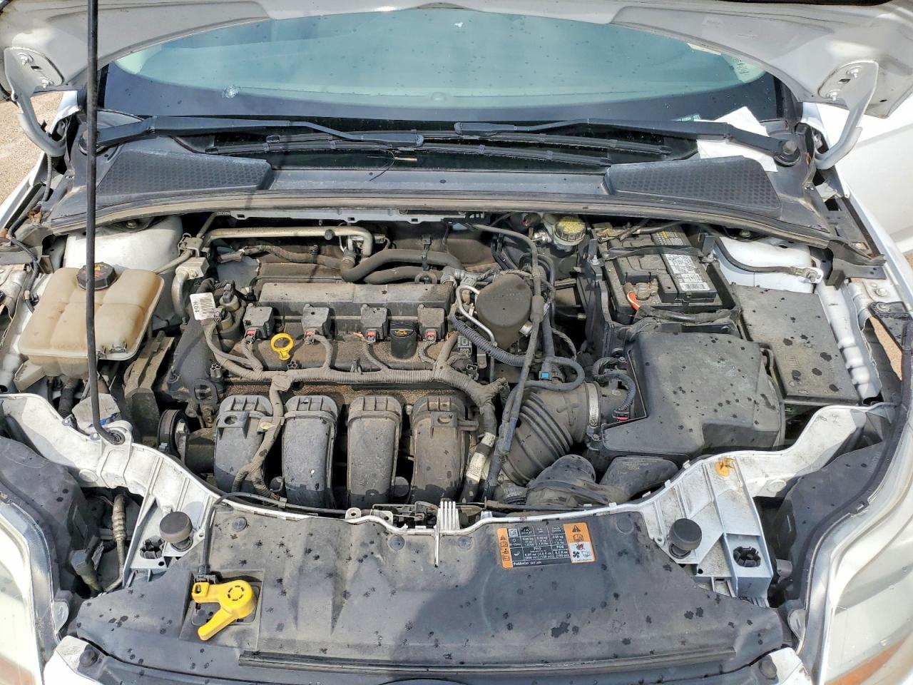 2014 Ford Focus S White vin: 1FADP3E20EL432804