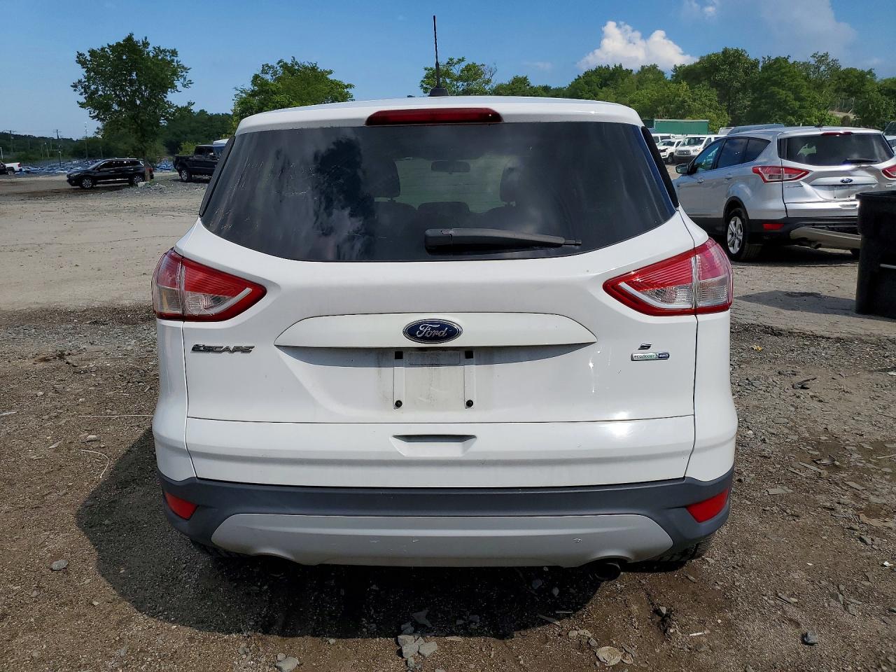 2013 Ford Escape Se White vin: 1FMCU9GX8DUD94639