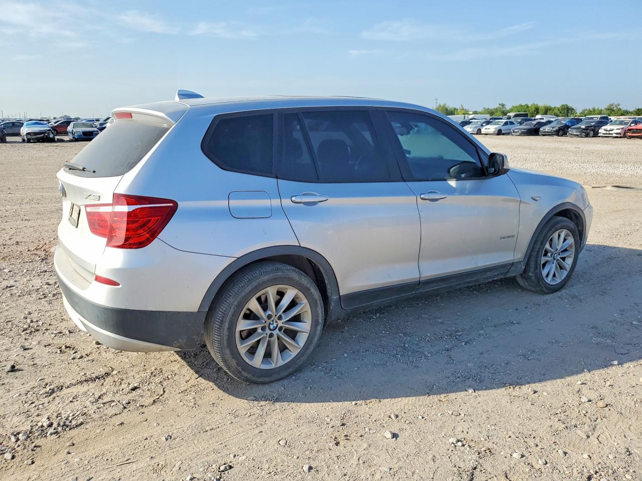 2013 Bmw X3 Xdrive28i Silver vin: 5UXWX9C55D0A30653
