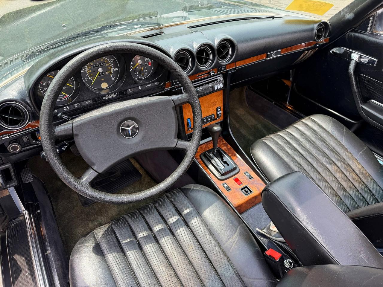 1985 Mercedes-benz 280 Sl Gray vin: WDB1070421A025219