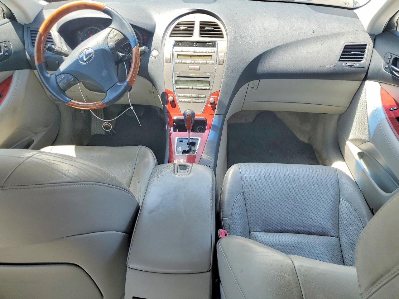 2009 Lexus Es 350 White vin: JTHBJ46G992339003