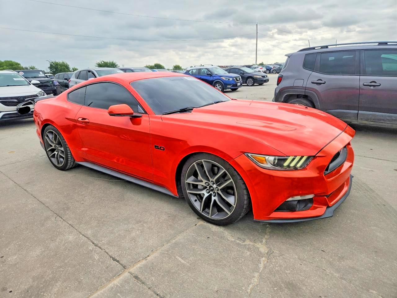 2015 Ford Mustang Gt Orange vin: 1FA6P8CF2F5322595