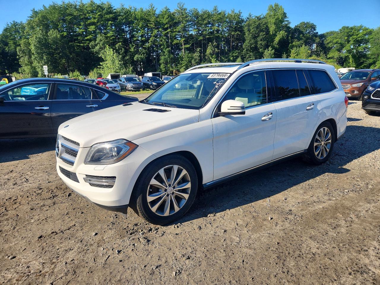 2014 Mercedes-benz Gl 350 Bluetec White vin: 4JGDF2EE4EA363043