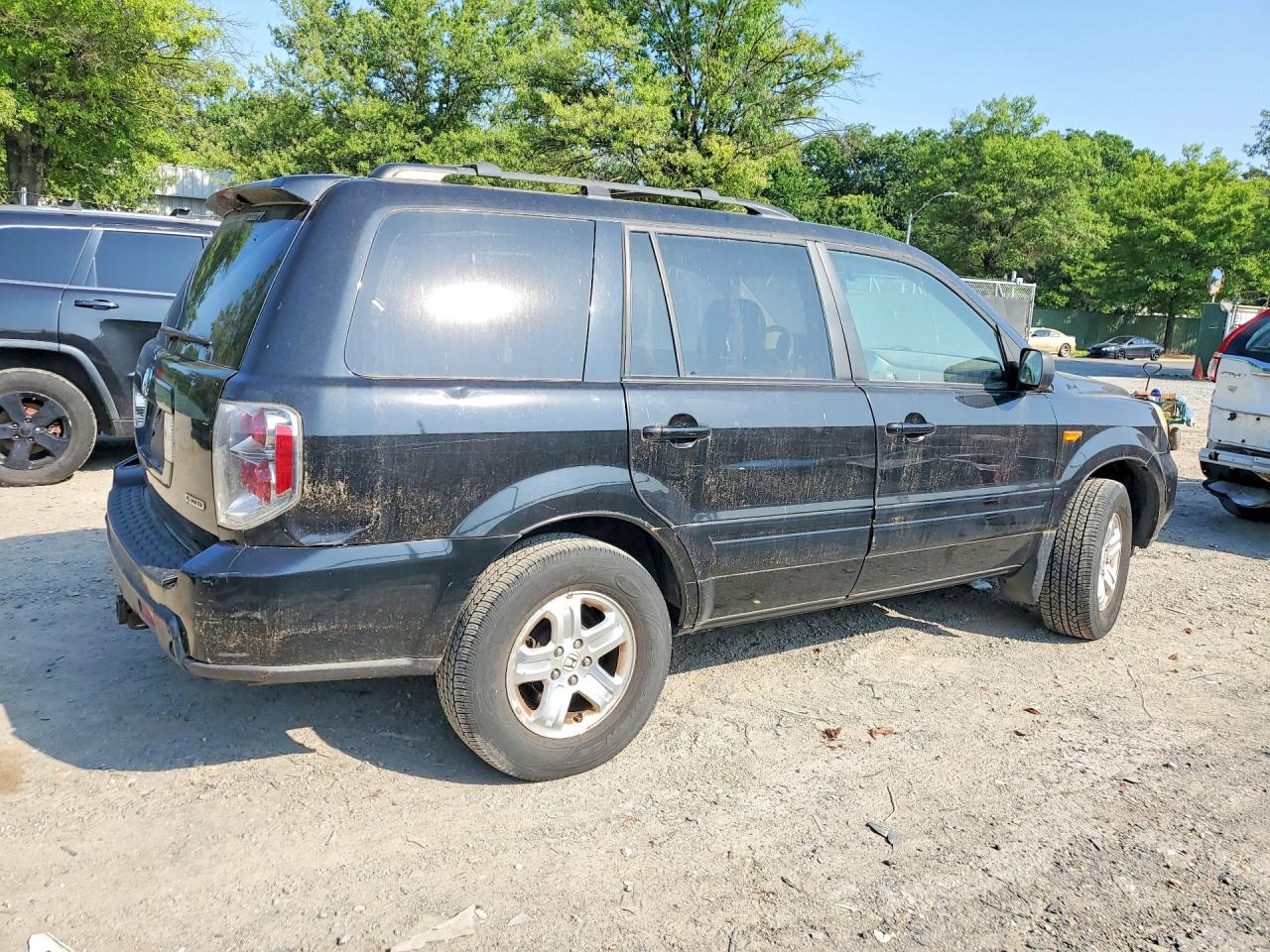 2008 Honda Pilot Vp Black vin: 5FNYF18238B042012