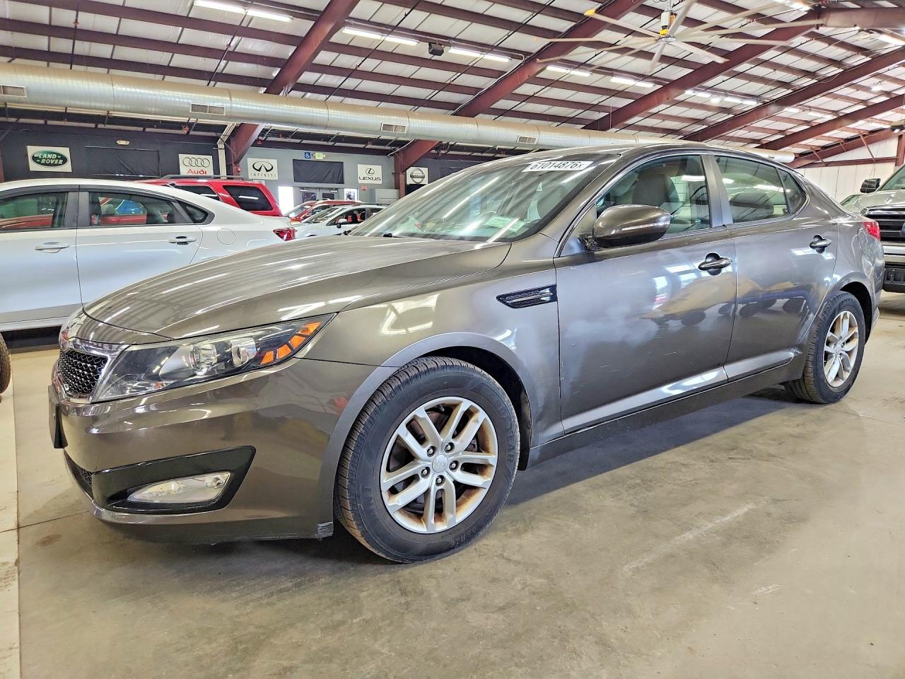 2013 Kia Optima Lx Gray vin: 5XXGM4A7XDG094561