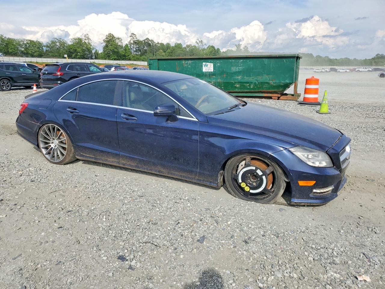 2013 Mercedes-benz Cls 550 Синий vin: WDDLJ7DB0DA083241