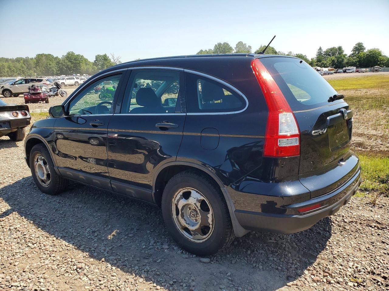 2010 Honda Cr-v Lx Black vin: 5J6RE4H36AL095544