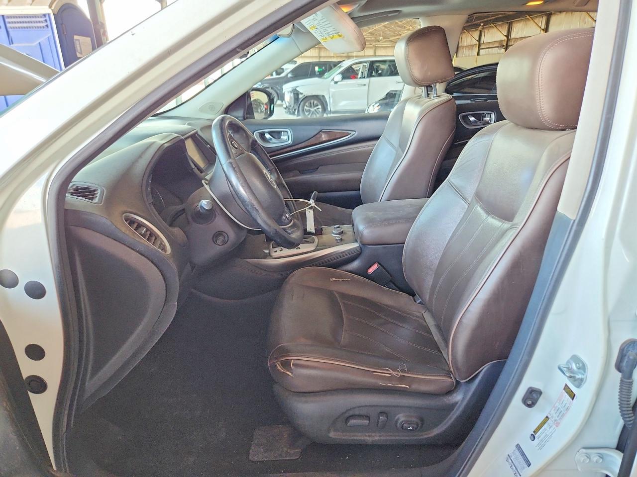 2015 Infiniti Qx60 Base White vin: 5N1AL0MM1FC541036