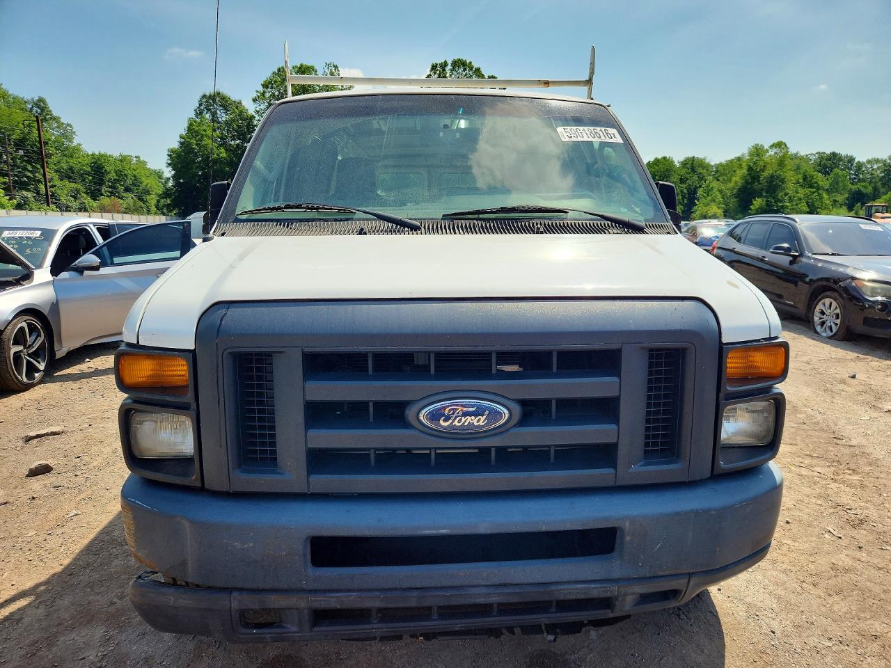 2013 Ford Econoline E250 Van White vin: 1FTNE2EW3DDA42970