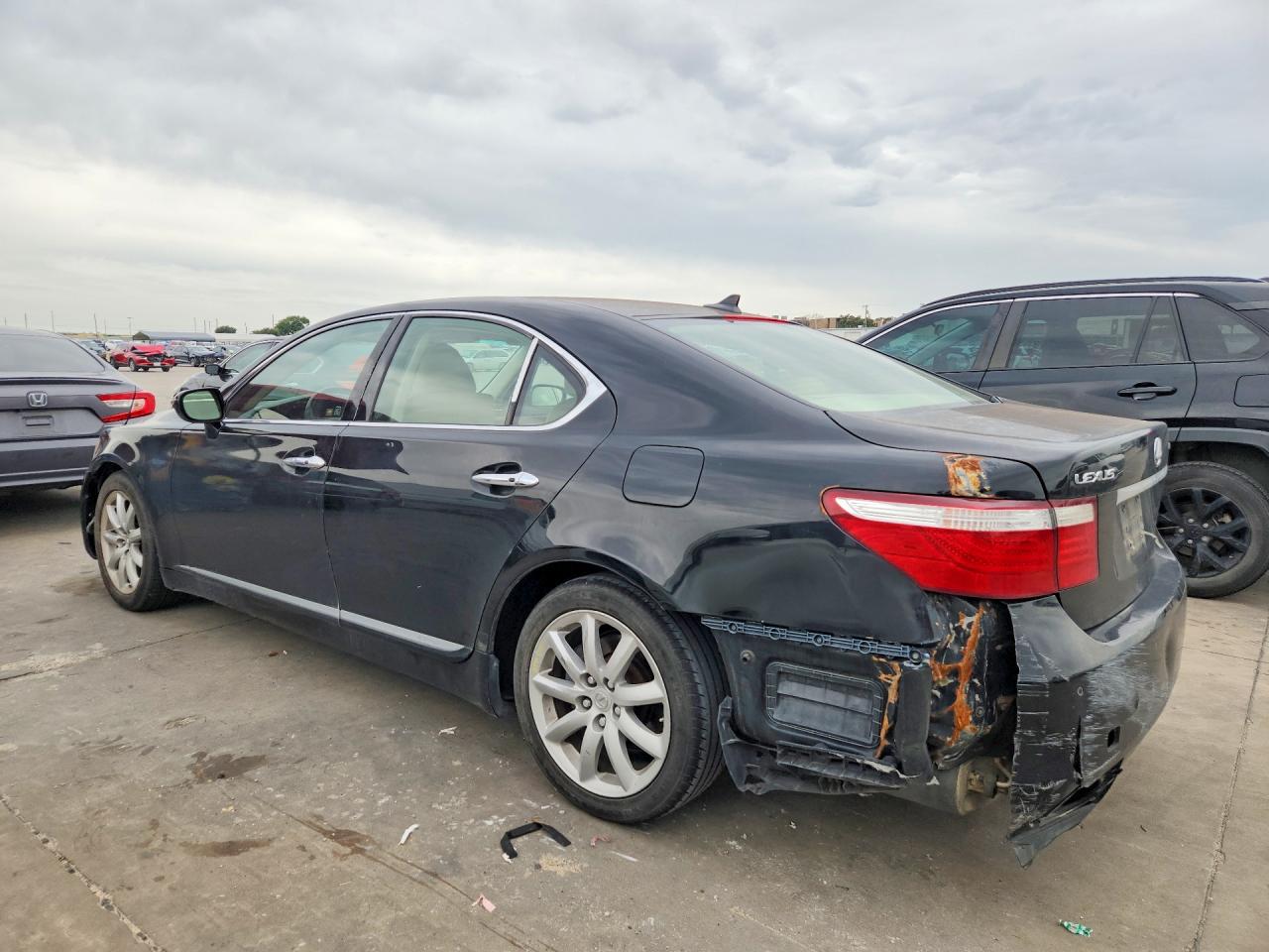2008 Lexus Ls 460 Черный vin: JTHBL46F385061665