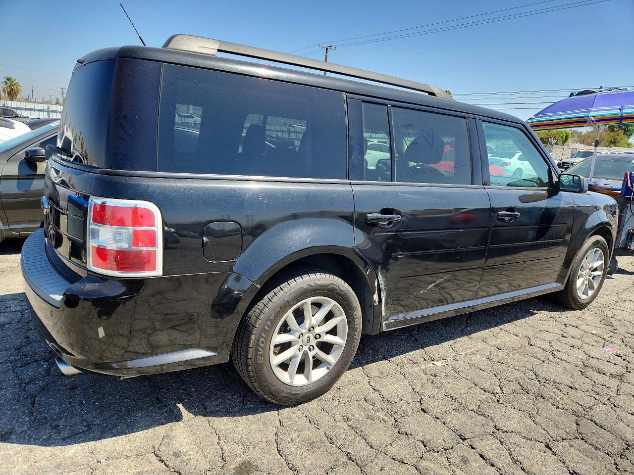 2013 Ford Flex Se Black vin: 2FMGK5B81DBD31324