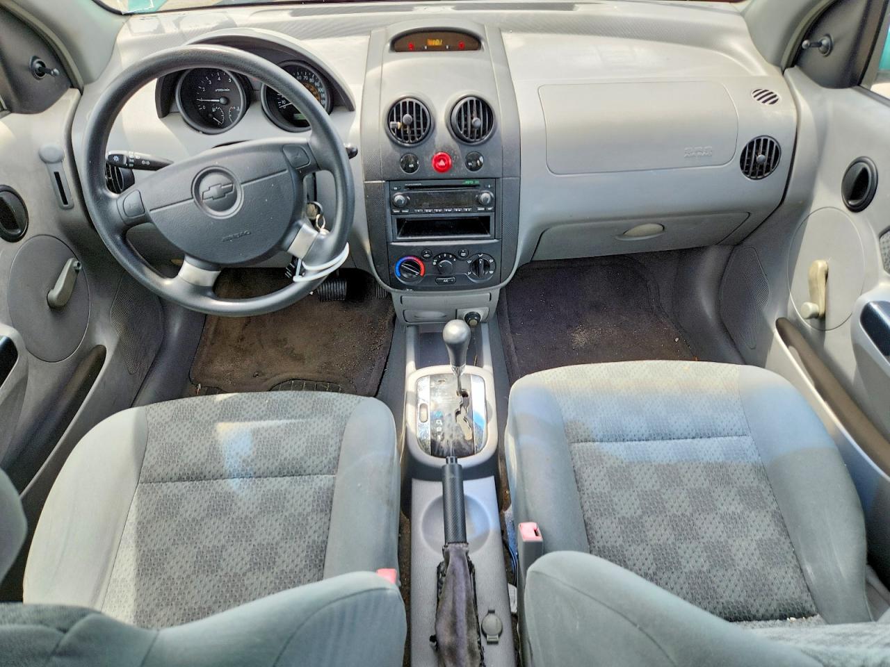 2004 Chevrolet Aveo Green vin: KL1TD52684B208662