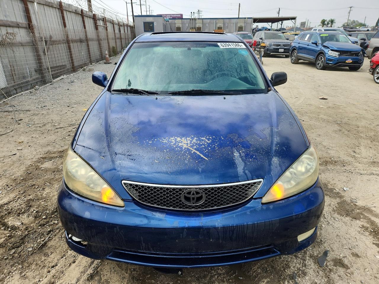 2006 Toyota Camry Se Blue vin: 4T1BE32K46U142634