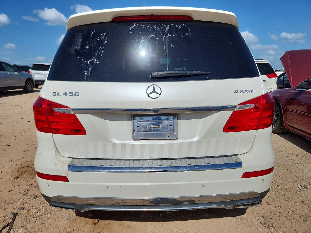 2015 Mercedes-benz Gl 450 4matic White vin: 4JGDF6EEXFA501984