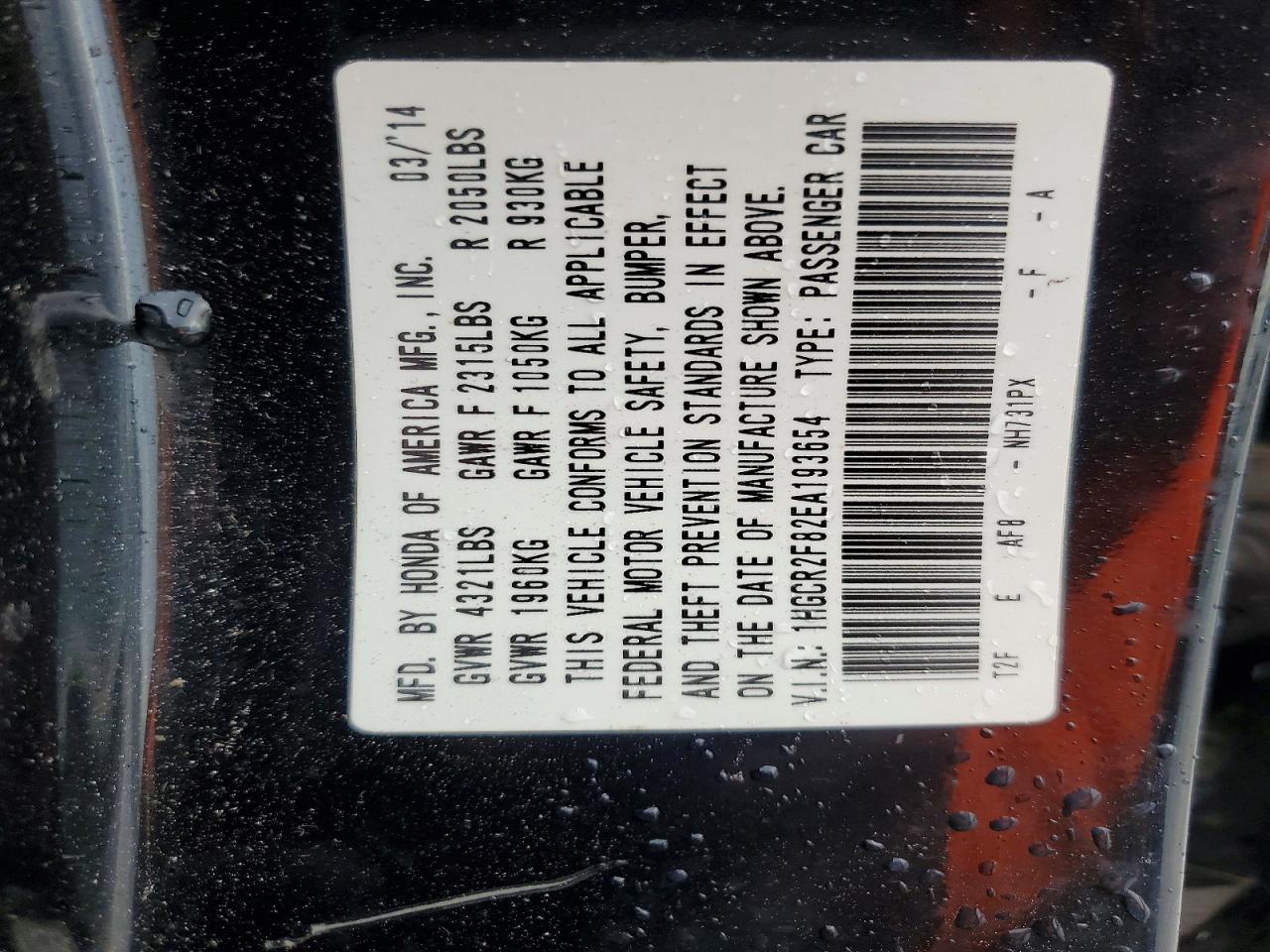2014 Honda Accord Exl Black vin: 1HGCR2F82EA193654