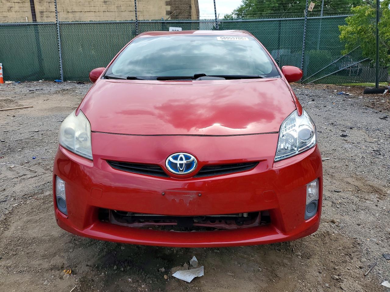 2010 Toyota Prius Ii Red vin: JTDKN3DU5A0191280