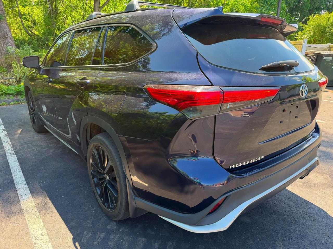 2023 Toyota Highlander Xse Black vin: 5TDKDRBH0PS019871