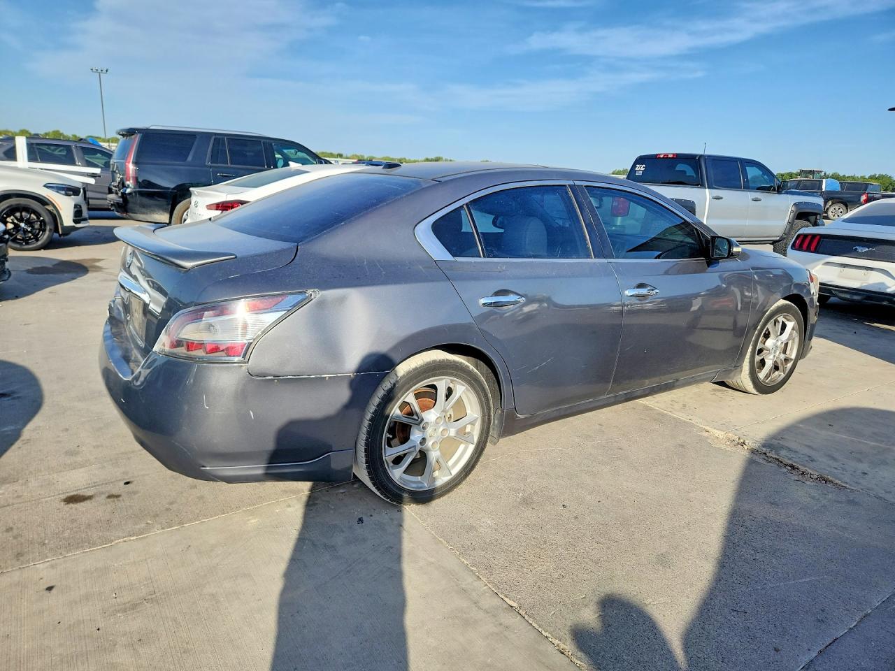 2014 Nissan Maxima 3.5 Sv Silver vin: 1N4AA5AP1EC445854