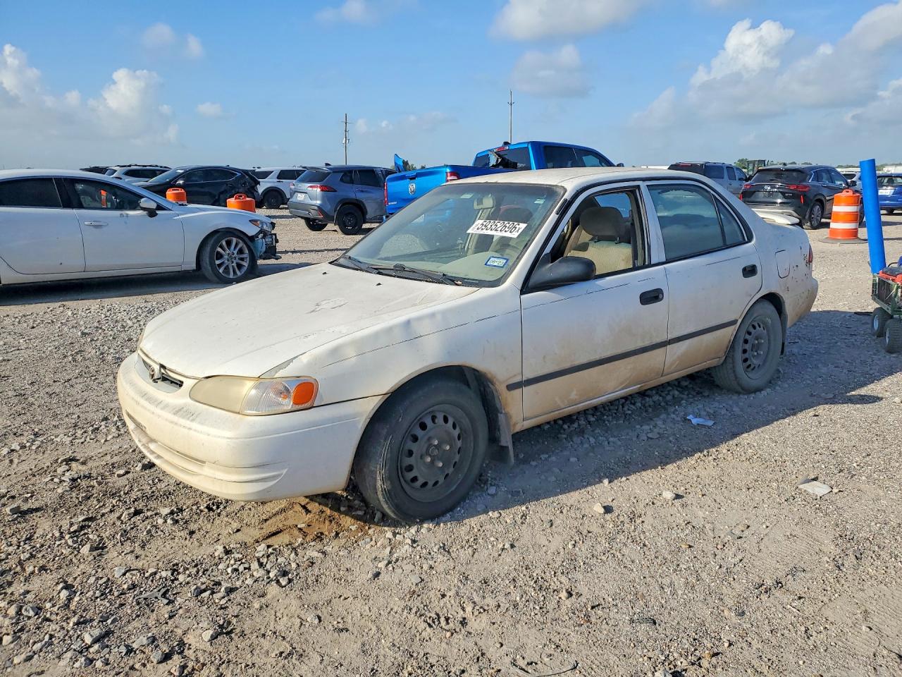 1999 Toyota Corolla Ve Белый vin: 1NXBR12EXXZ288797