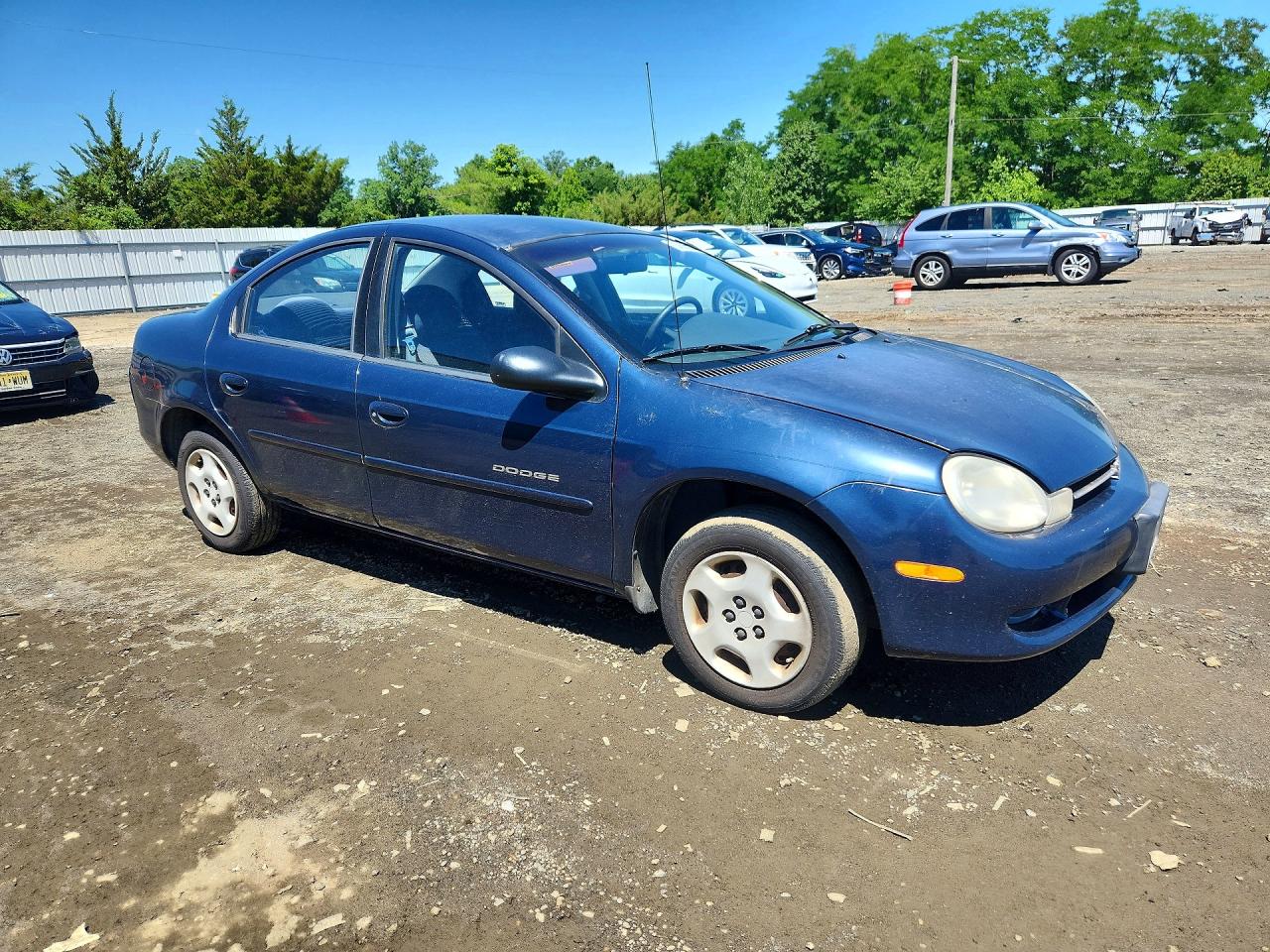 2000 Dodge Neon Base Blue vin: 1B3ES46C7YD713248
