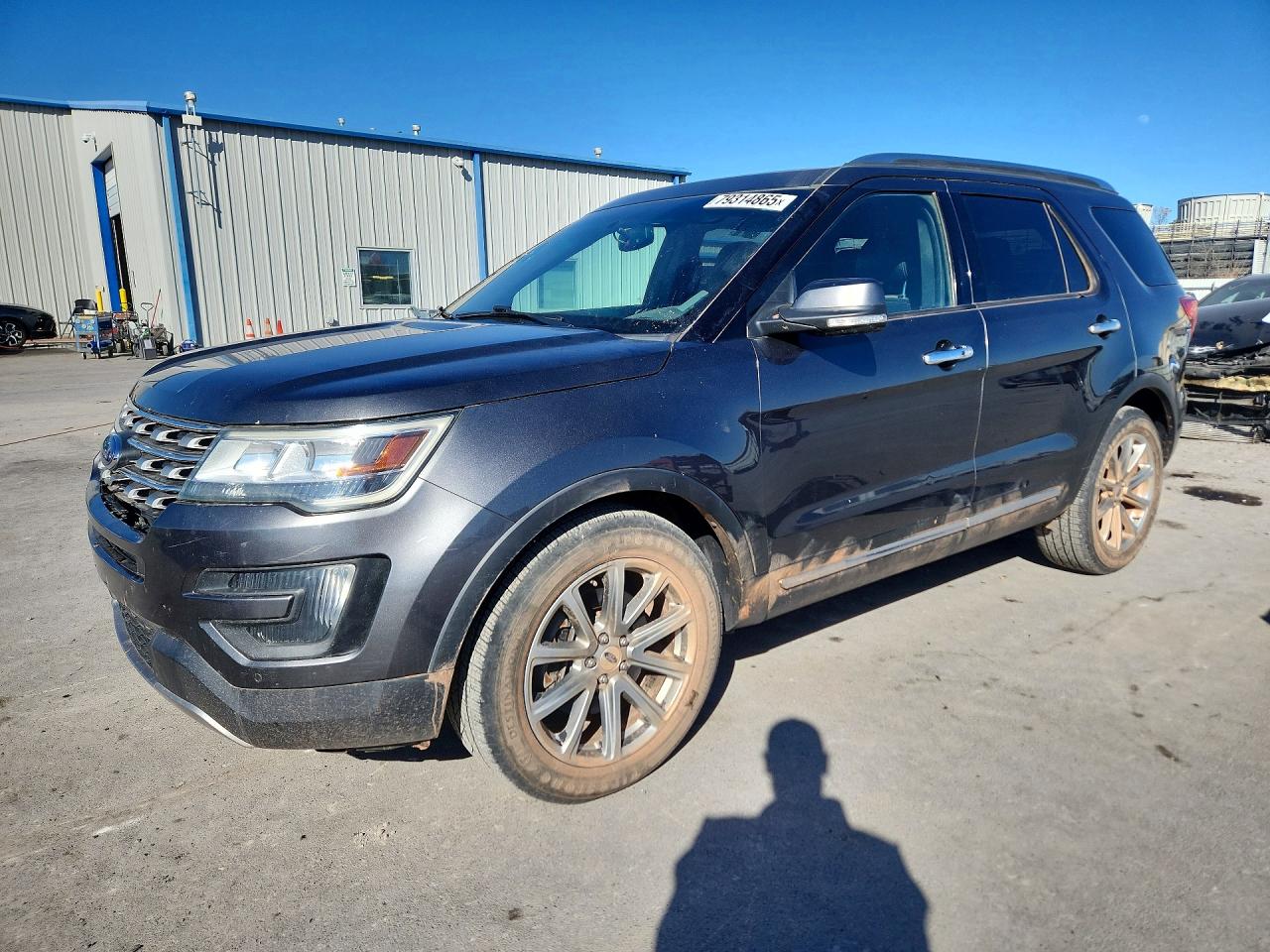 2016 Ford Explorer Limited Black vin: 1FM5K8F84GGA26738