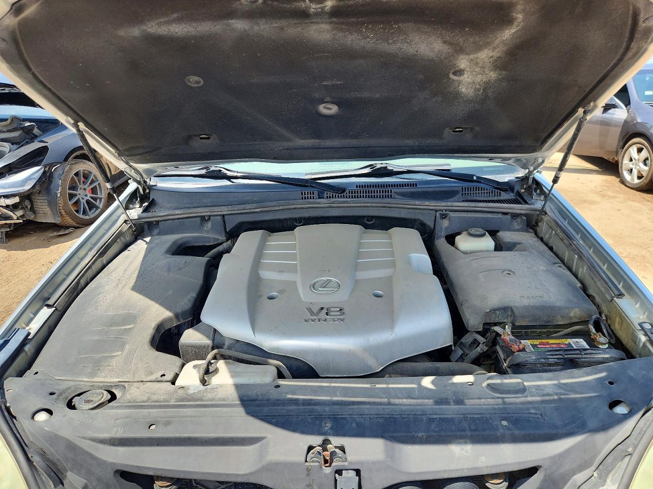 2006 Lexus Gx 470 Silver vin: JTJBT20X360097435