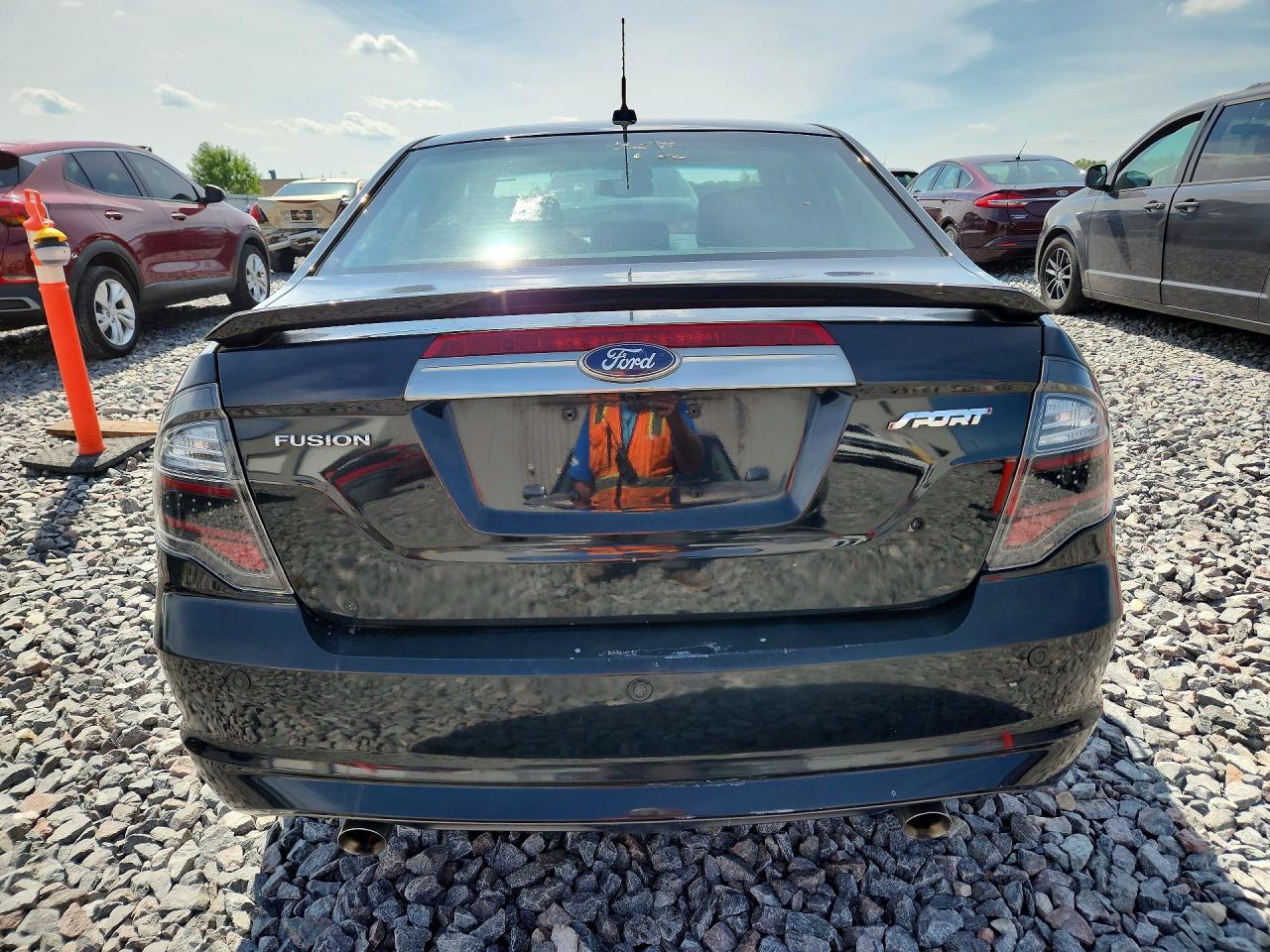 2011 Ford Fusion Sport Black vin: 3FAHP0KCXBR104980