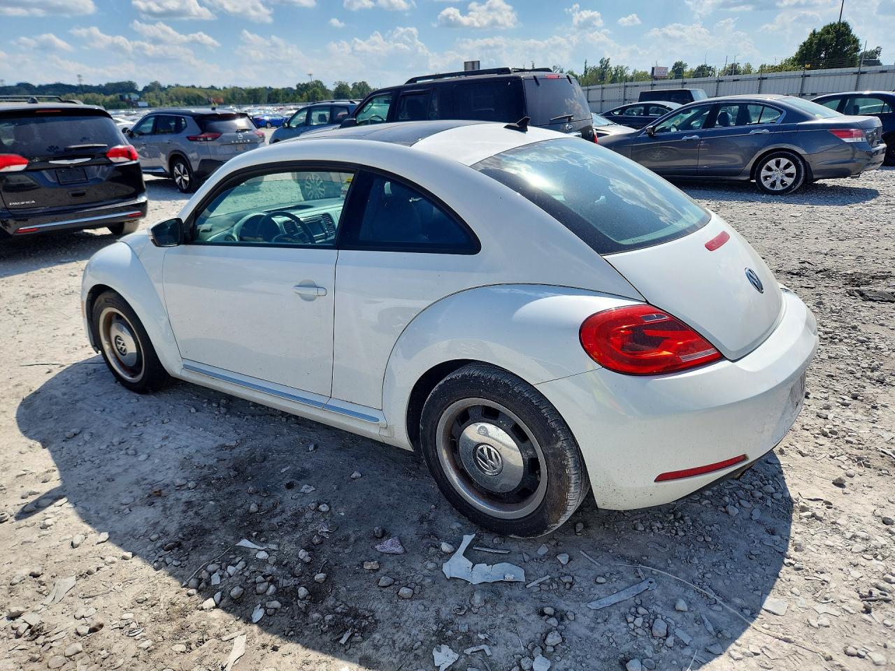 2014 Volkswagen Beetle Белый vin: 3VWJ17ATXEM661524