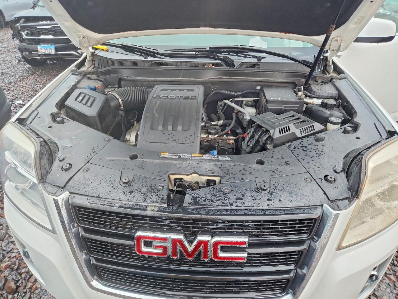 2013 Gmc Terrain Sle White vin: 2GKALMEK8D6398069