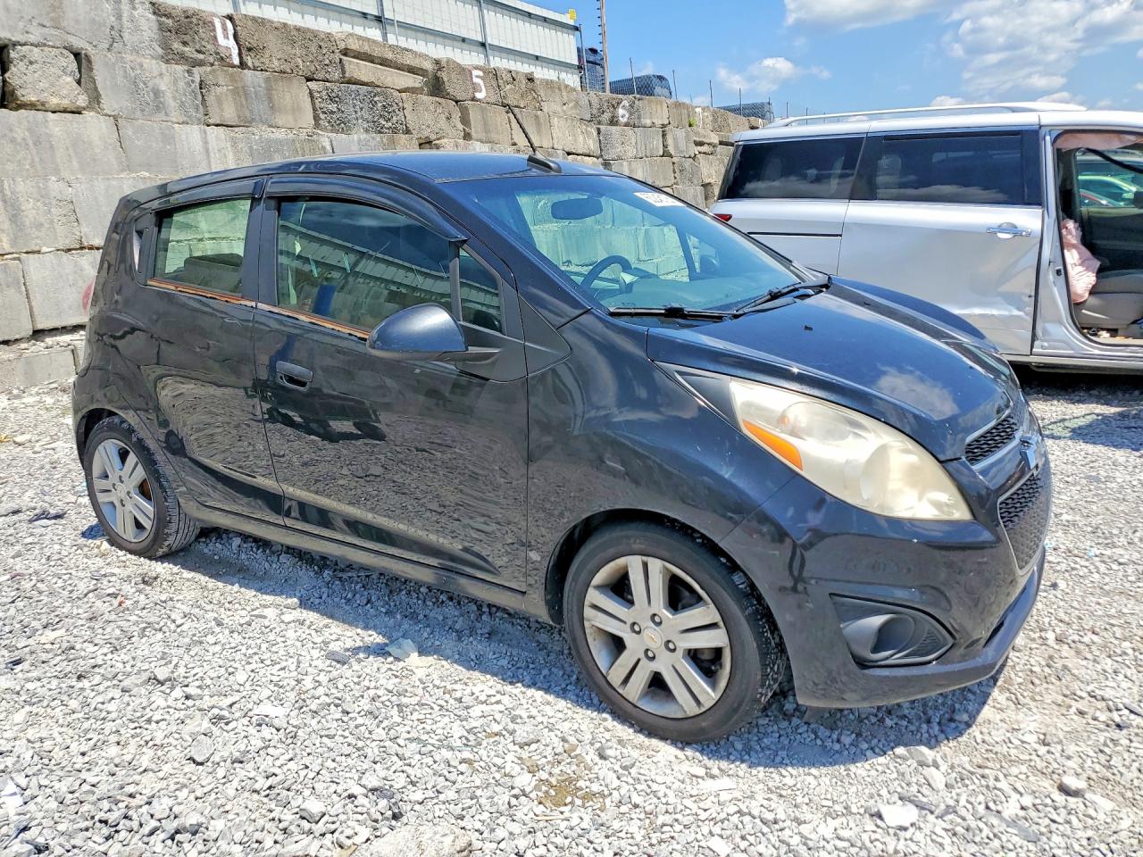 2014 Chevrolet Spark 1lt Black vin: KL8CC6S97EC449046