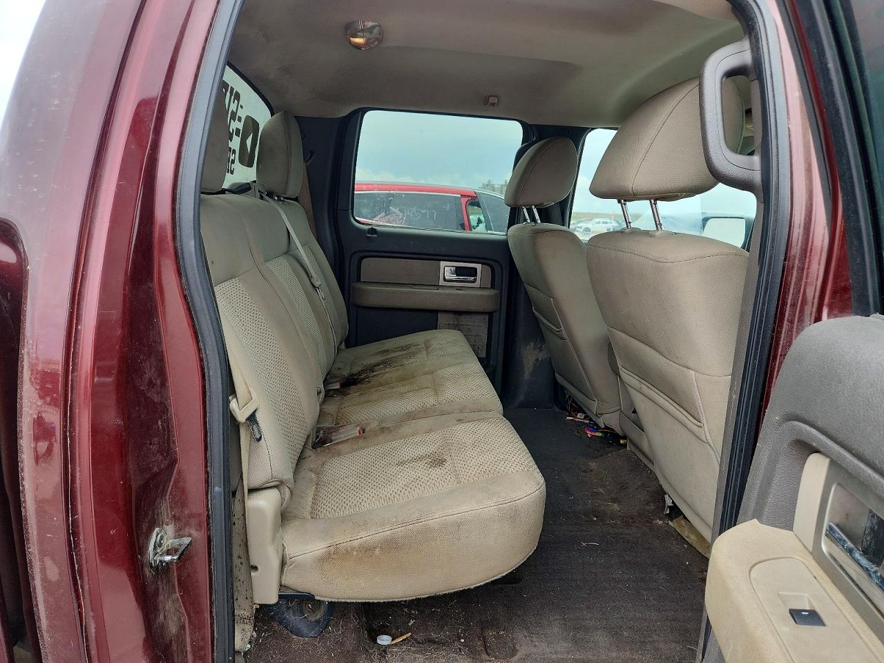 2010 Ford F150 Supercrew Red vin: 1FTEW1C89AKB59844