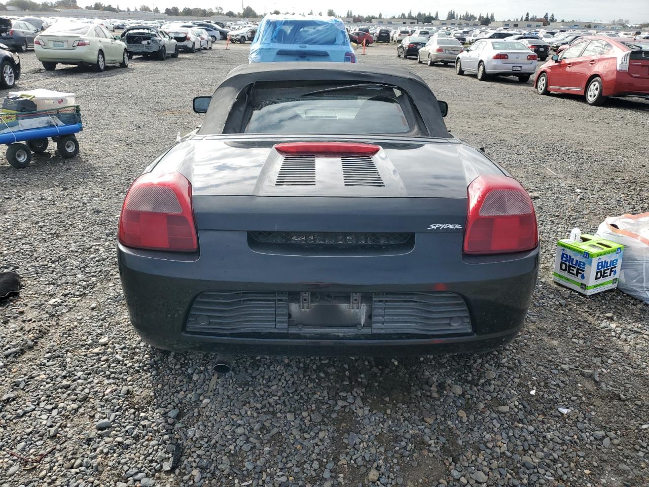 2000 Toyota Mr2 Spyder Black vin: JTDFR3203Y0022049