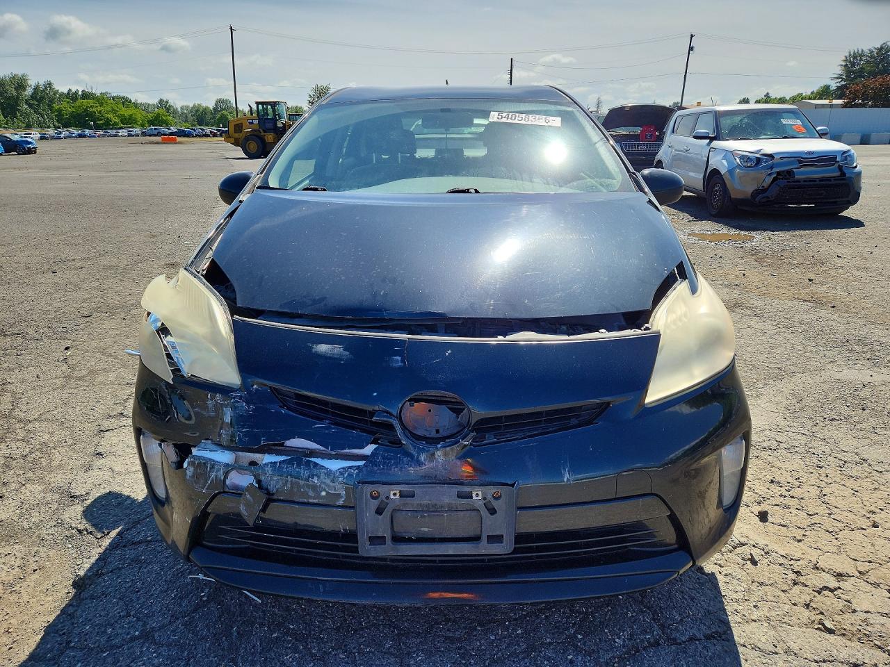 2012 Toyota Prius Three Black vin: JTDKN3DU3C5524114