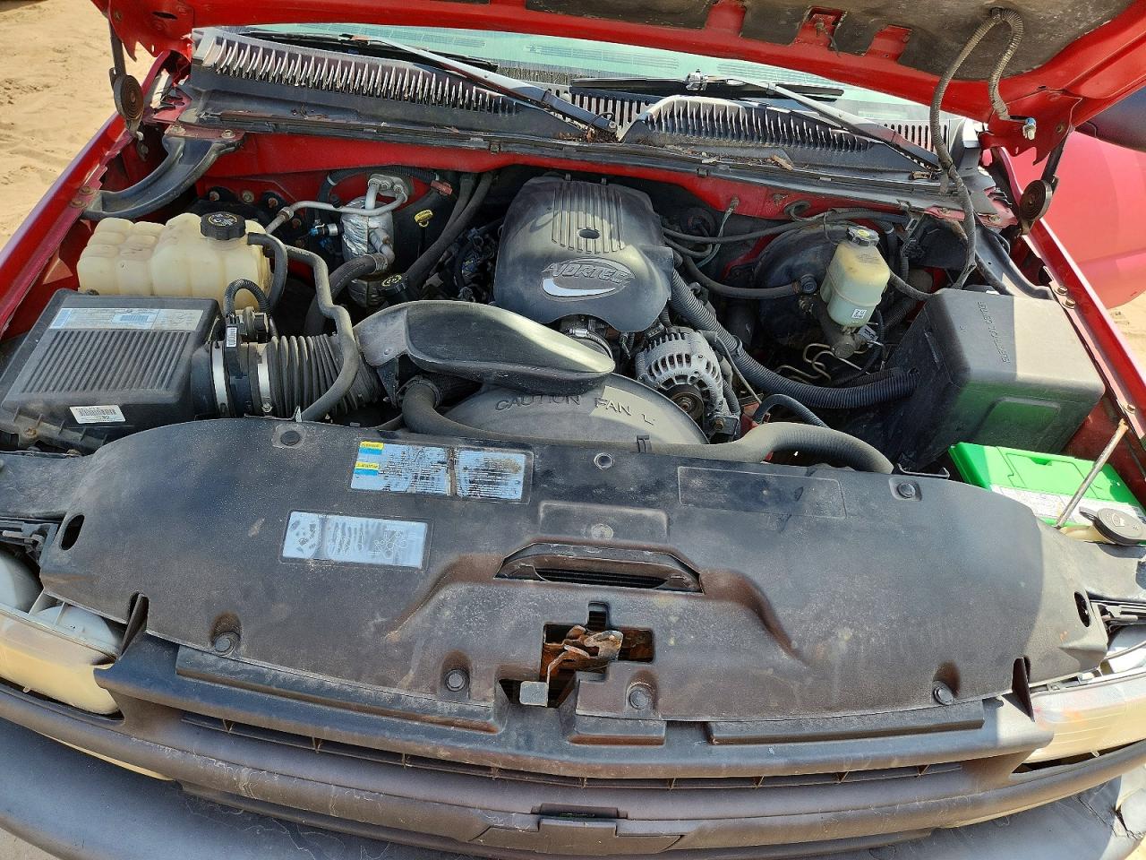 2002 Chevrolet Silverado K1500 Red vin: 2GCEK19T821311573