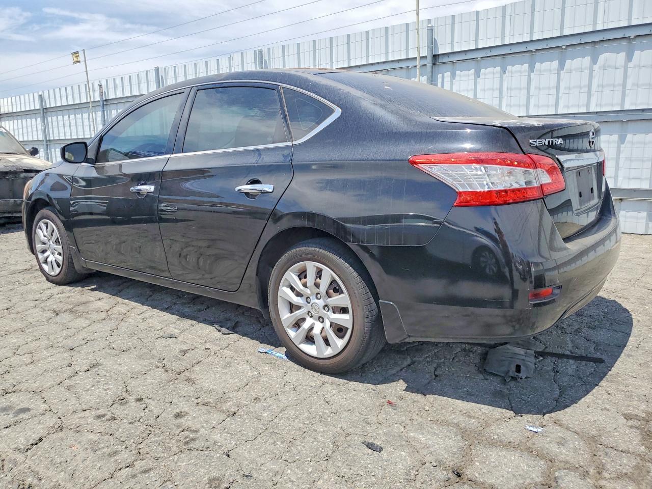 2015 Nissan Sentra S Black vin: 3N1AB7AP0FY288980