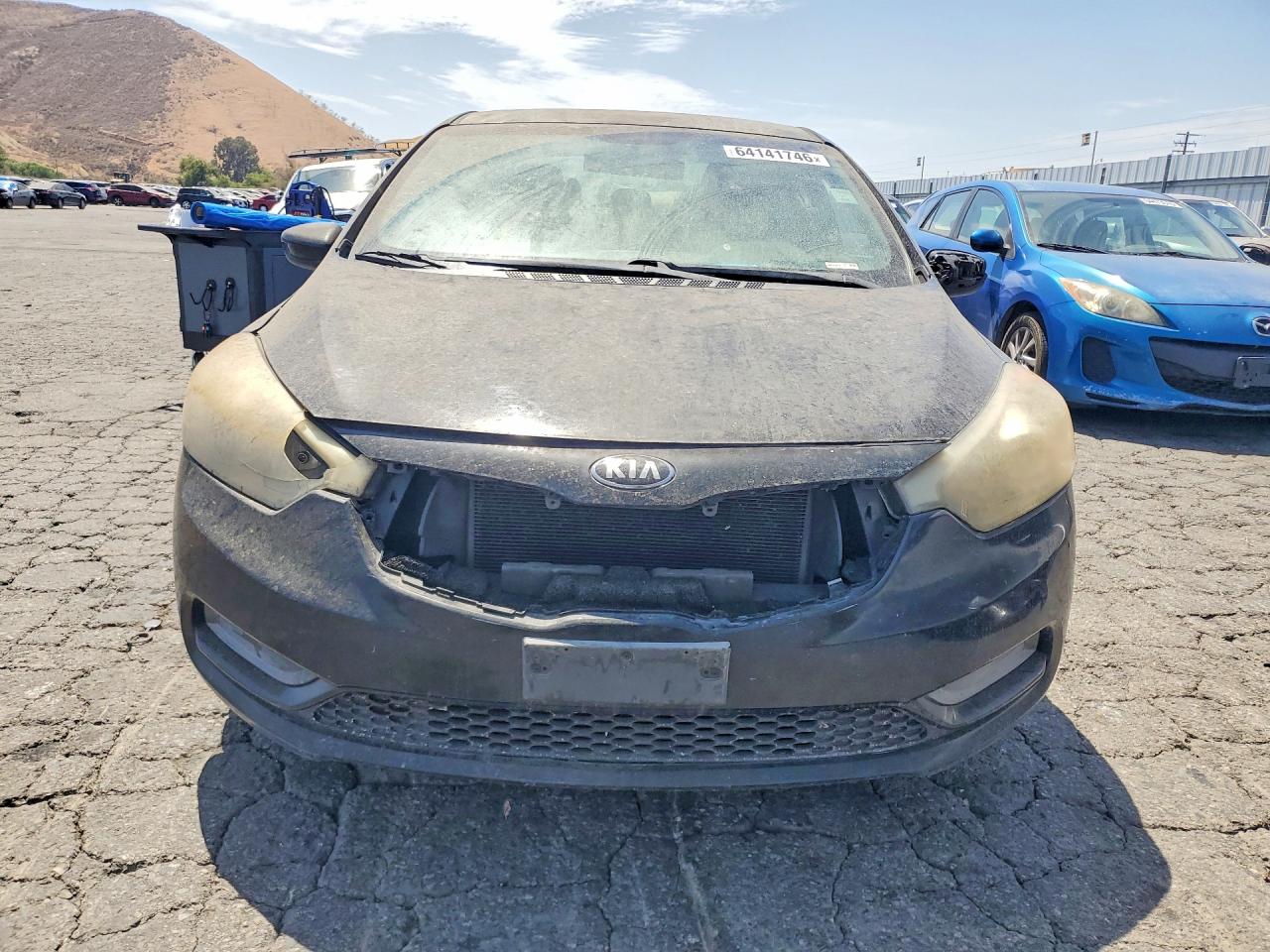 2014 Kia Forte Lx Black vin: KNAFK4A69E5226088