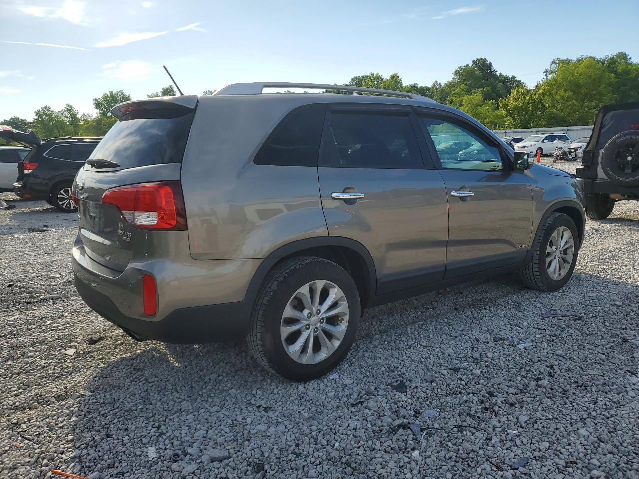2014 Kia Sorento Ex Серый vin: 5XYKUDA71EG537865