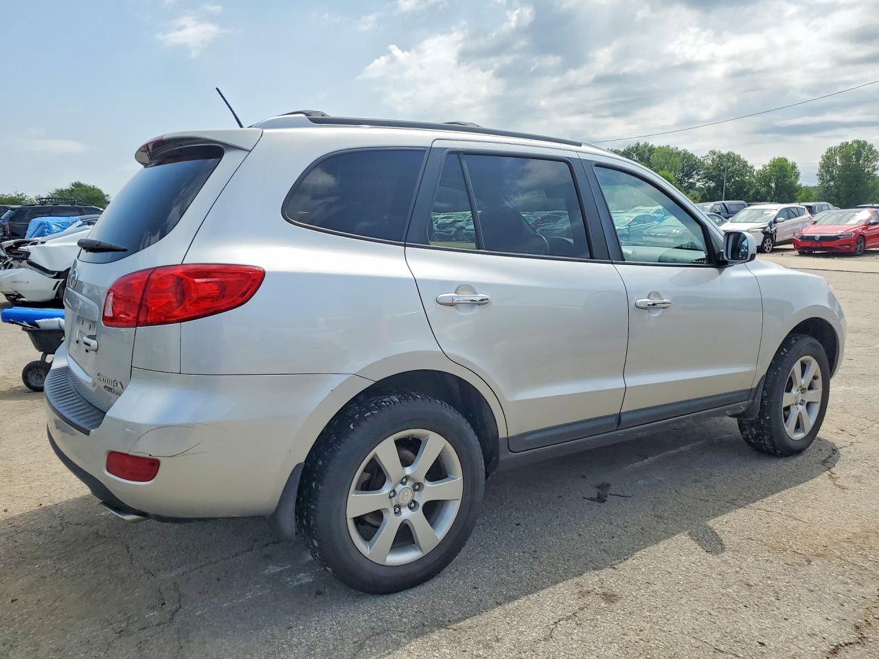 2008 Hyundai Santa Fe Se Silver vin: 5NMSH73E38H198067